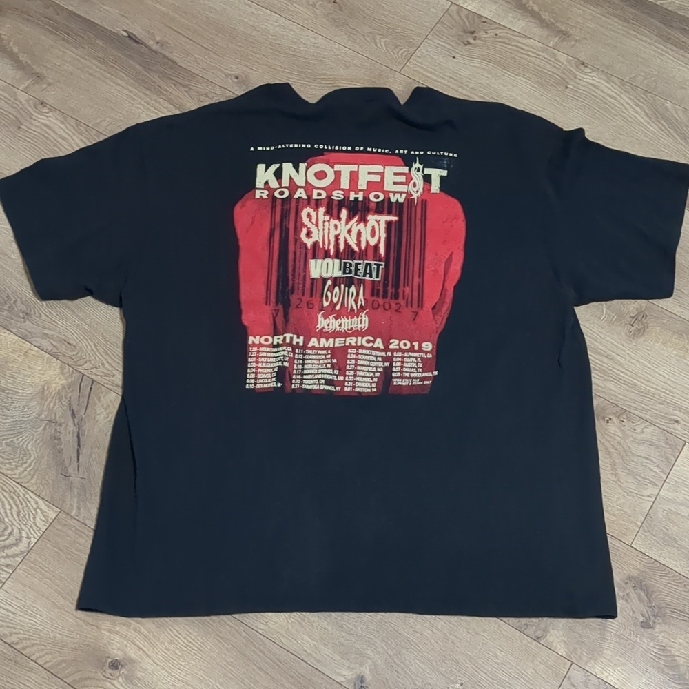 Slipknot Knotfest Roadshow 2019 North America Tour Shirt Size XXL
